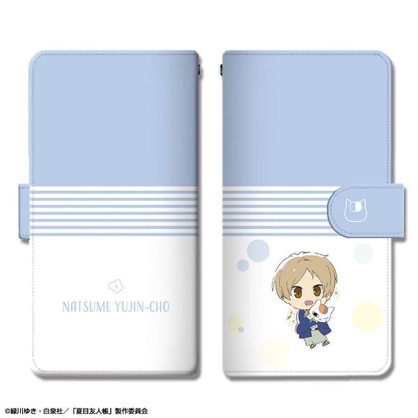 『夏目友人帳』ブックスタイルスマホケース Mサイズ Ver.3 デザイン01(夏目貴志&ニャンコ先生)【202502再販】