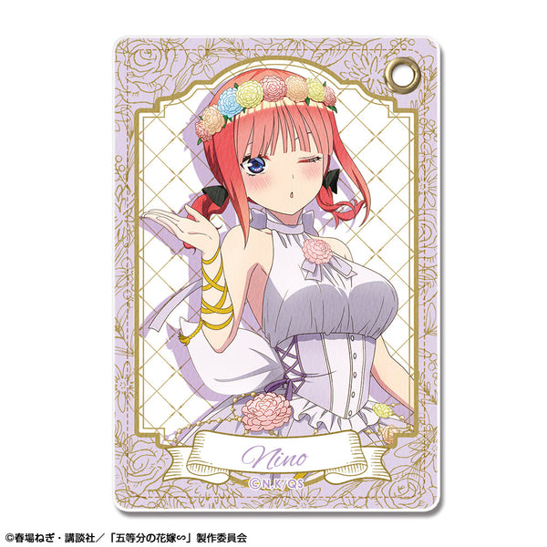 『五等分の花嫁∽』レザーパスケース デザイン02(中野二乃/花の妖精ver.)【描き下ろし】【202512再販】