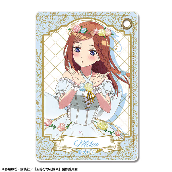 『五等分の花嫁∽』レザーパスケース デザイン03(中野三玖/花の妖精ver.)【描き下ろし】【202603再販】