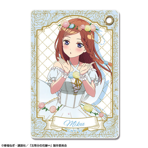『五等分の花嫁∽』レザーパスケース デザイン03(中野三玖/花の妖精ver.)【描き下ろし】【202507再販】
