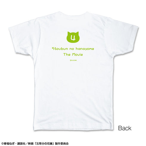 『五等分の花嫁』Tシャツ XLサイズ デザイン04(中野四葉/猫耳メイドver.)【描き下ろし】【202503再販】