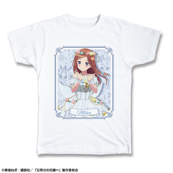 『五等分の花嫁∽』Tシャツ Lサイズ デザイン03(中野三玖/花の妖精ver.)【描き下ろし】【202507再販】