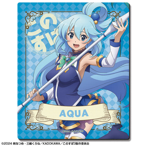 『この素晴らしい世界に祝福を!67』この素晴らしい世界に祝福を!3 ラバーマウスパッド デザイン02(アクア)【202601再販】