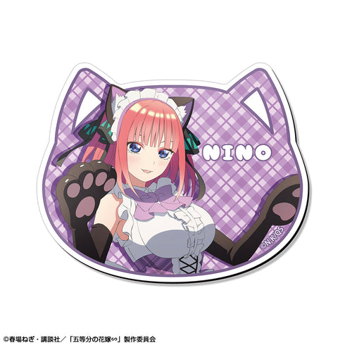 《五等分的新娘∽》磁鐵貼 設計02(中野二乃/貓耳女僕版)【全新繪製】