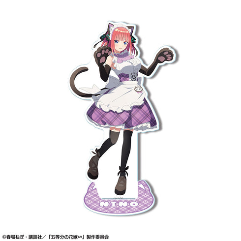 『五等分の花嫁∽』アクリルスタンド デザイン02(中野二乃/猫耳メイドver.)【描き下ろし】【202410再販】
