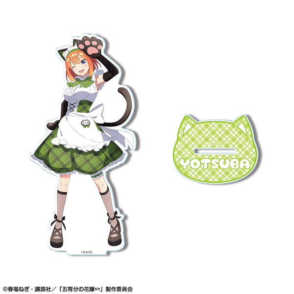 『五等分の花嫁∽』アクリルスタンド デザイン04(中野四葉/猫耳メイドver.)【描き下ろし】【202407再販】