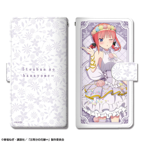 『五等分の花嫁∽』ブックスタイルスマホケース XMサイズ デザイン02(中野二乃/花の妖精ver.)【描き下ろし】