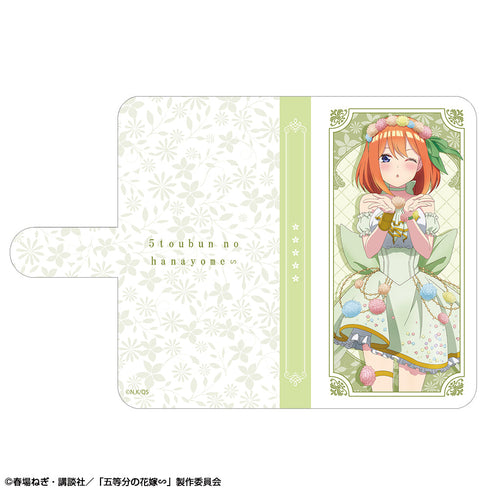 『五等分の花嫁∽』ブックスタイルスマホケース XMサイズ デザイン04(中野四葉/花の妖精ver.)【描き下ろし】【202410再販】