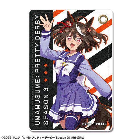 『ウマ娘 プリティーダービー Season 3』レザーパスケース デザイン01(キタサンブラック/制服ver.)【描き下ろし】【202506再販】