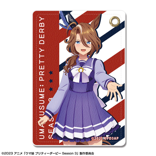 『ウマ娘 プリティーダービー Season 3』レザーパスケース デザイン05(サウンズオブアース/制服ver.)【描き下ろし】【202503再販】