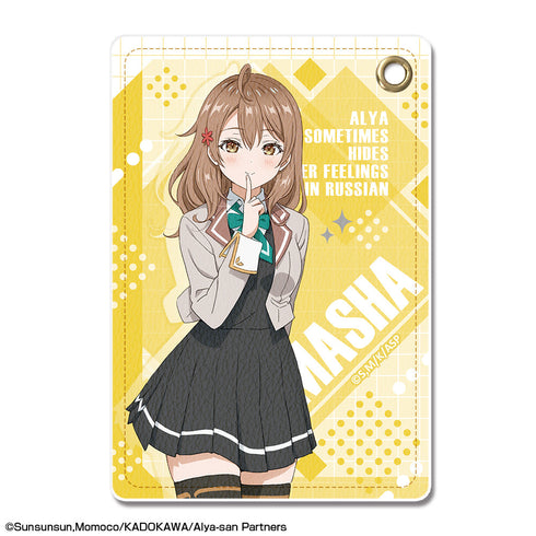 『時々ボソッとロシア語でデレる隣のアーリャさん』レザーパスケース デザイン03(マーシャ)【202601再販】