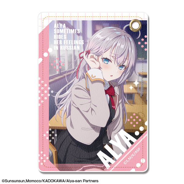 『時々ボソッとロシア語でデレる隣のアーリャさん』レザーパスケース デザイン06(アーリャ/B)【202506再販】