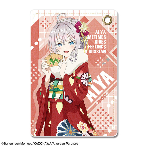 『時々ボソッとロシア語でデレる隣のアーリャさん』レザーパスケース デザイン08(アーリャ/D)【202503再販】