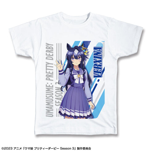 『ウマ娘 プリティーダービー Season 3』Tシャツ Lサイズ デザイン07(ヴィルシーナ/制服ver.)【描き下ろし】【202503再販】