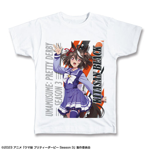『ウマ娘 プリティーダービー Season 3』Tシャツ XLサイズ デザイン01(キタサンブラック/制服ver.)【描き下ろし】【202506再販】