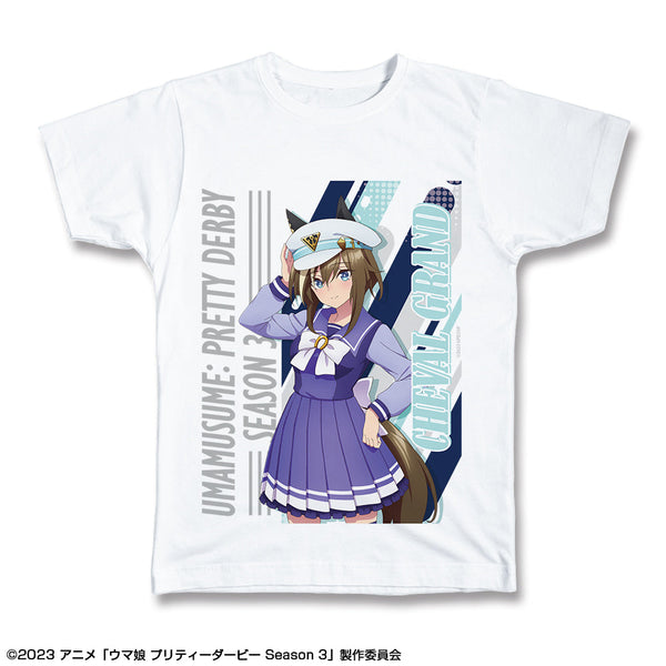 『ウマ娘 プリティーダービー Season 3』Tシャツ XLサイズ デザイン04(シュヴァルグラン/制服ver.)【描き下ろし】【202506再販】