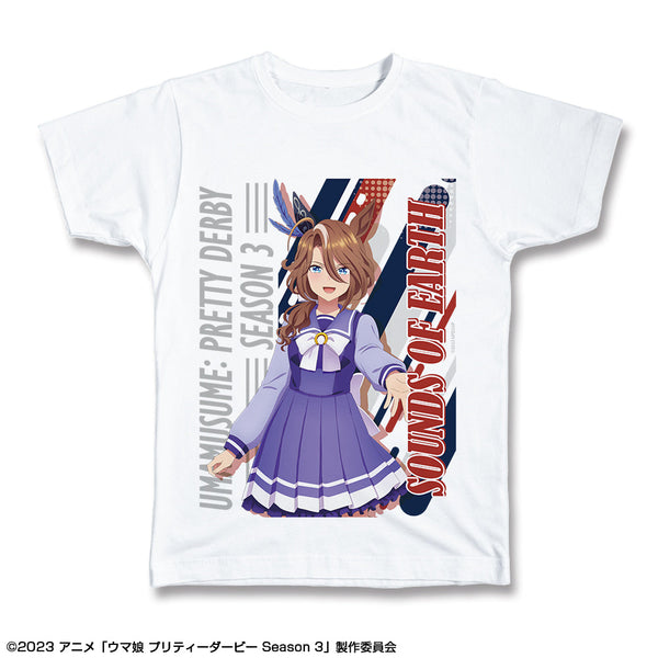 『ウマ娘 プリティーダービー Season 3』Tシャツ XLサイズ デザイン05(サウンズオブアース/制服ver.)【描き下ろし】【202506再販】