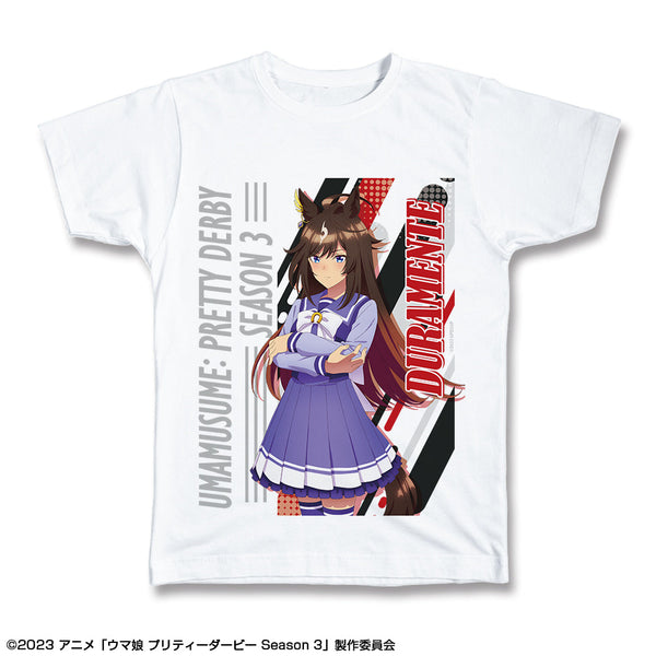 『ウマ娘 プリティーダービー Season 3』Tシャツ XLサイズ デザイン06(ドゥラメンテ/制服ver.)【描き下ろし】【202412再販】