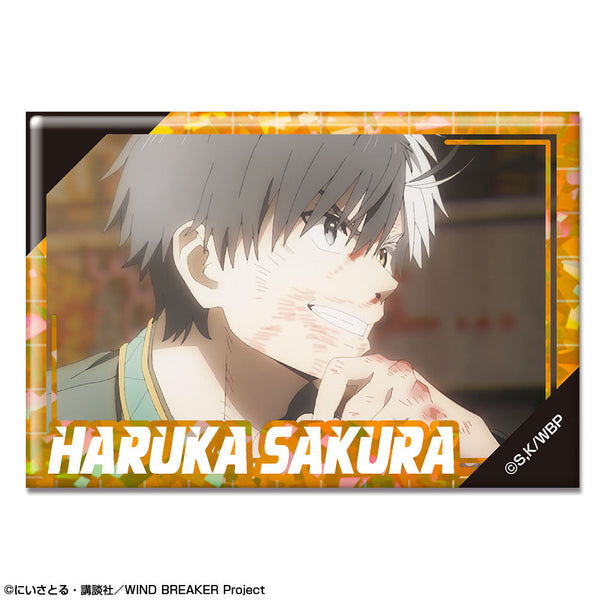 『WIND BREAKER』ホログラム缶バッジ デザイン01(桜遥/A)【202602再販】