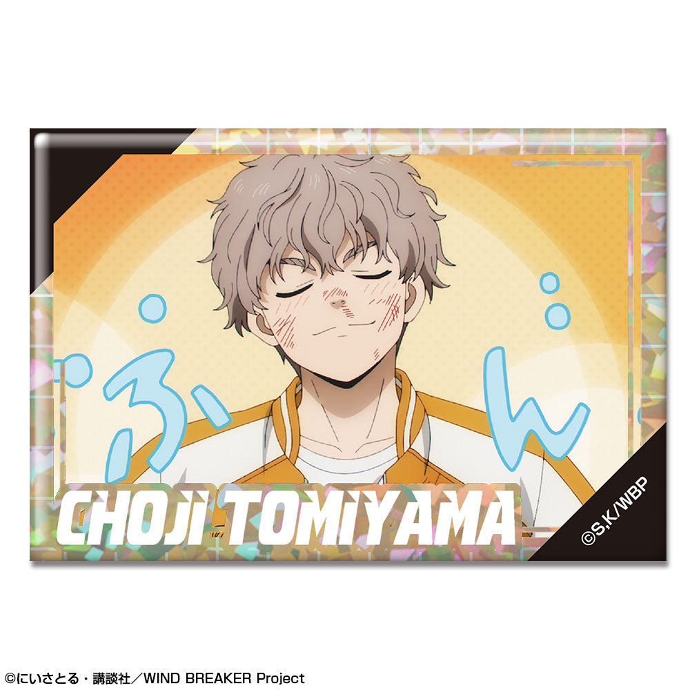 WINDBREKER兎耳山丁子バッジ TVアニメ 「WIND BREAKER」 ホログラム缶