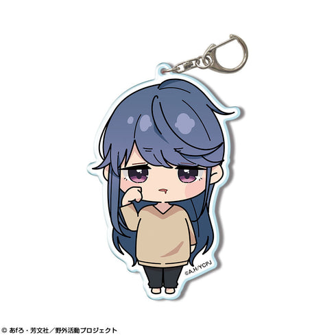 《悠哉露营△ 第3季》大号亚克力钥匙扣 设计06(志摩凛/C)【Yurupuni】