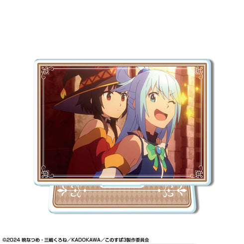 『この素晴らしい世界に祝福を!24』この素晴らしい世界に祝福を!3 ミニアクリルスタンド デザイン14(アクア&めぐみん)【202601再販】