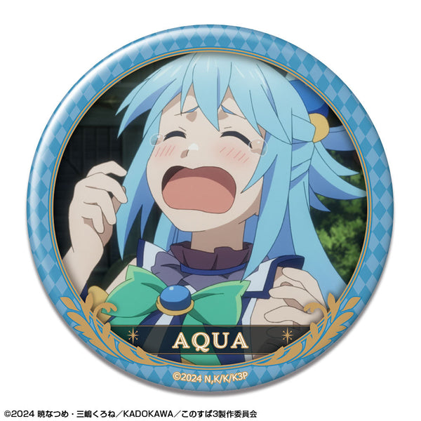 『この素晴らしい世界に祝福を!3』缶バッジ デザイン05(アクア/D)【202503再販】