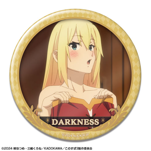 『この素晴らしい世界に祝福を!3』缶バッジ デザイン10(ダクネス/B)【202608再販】