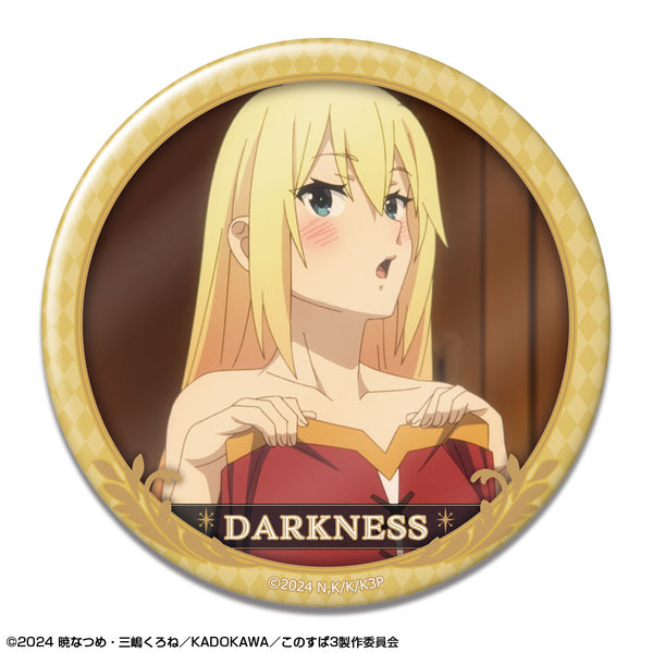 『この素晴らしい世界に祝福を!3』缶バッジ デザイン10(ダクネス/B)【202608再販】