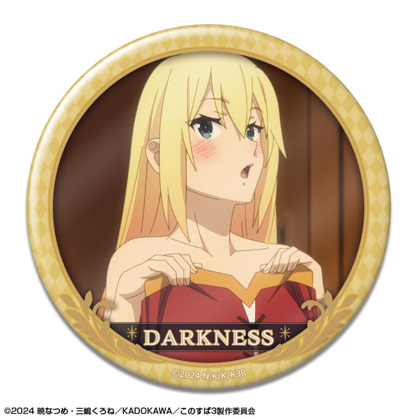 『この素晴らしい世界に祝福を!3』缶バッジ デザイン10(ダクネス/B)【202506再販】