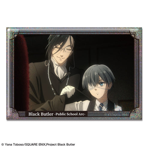 『黒執事 -寄宿学校編-』ホログラム缶バッジ デザイン29(セバスチャン・ミカエリス&シエル・ファントムハイヴ/B)