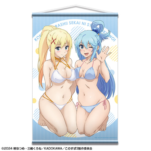 『この素晴らしい世界に祝福を!3』B2タペストリー デザイン01(アクア&ダクネス)【202608再販】