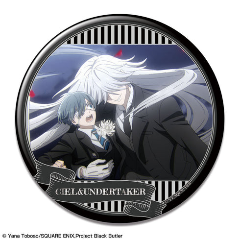 『黒執事 -寄宿学校編-』缶バッジ デザイン34(シエル・ファントムハイヴ&葬儀屋)