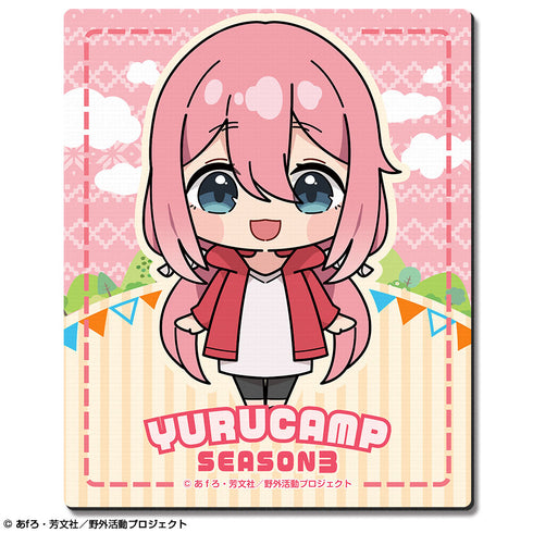 『ゆるキャン△ SEASON3』ラバーマウスパッド デザイン01(各務原なでしこ/A)【ゆるぷに】【202502再販】