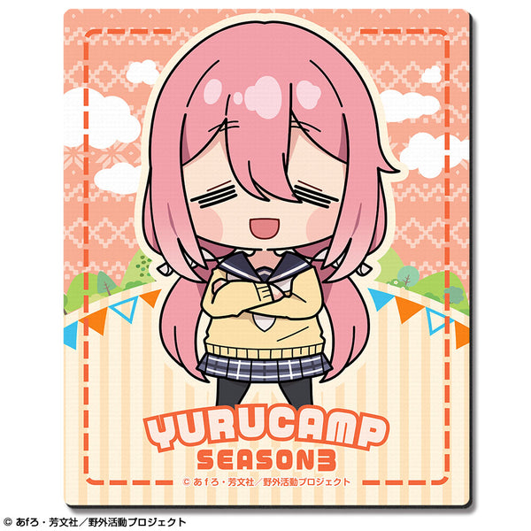 『ゆるキャン△ SEASON3』ラバーマウスパッド デザイン03(各務原なでしこ/C)【ゆるぷに】【202502再販】