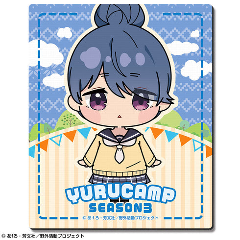 『ゆるキャン△ SEASON3』ラバーマウスパッド デザイン04(志摩リン/A)【ゆるぷに】【202504再販】