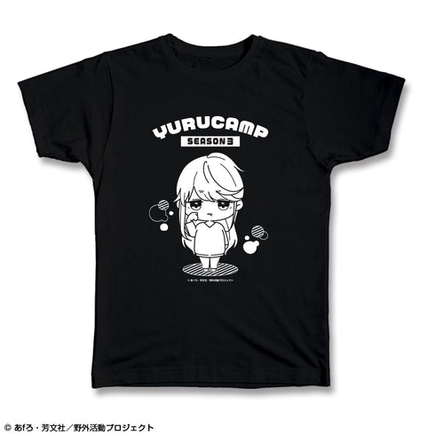 『ゆるキャン△ SEASON3』Tシャツ Lサイズ デザイン02(志摩リン)【ゆるぷに】【202502再販】