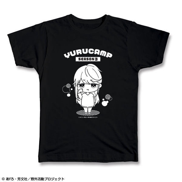 『ゆるキャン△ SEASON3』Tシャツ Lサイズ デザイン02(志摩リン)【ゆるぷに】【202609再販】