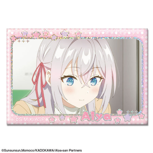 『時々ボソッとロシア語でデレる隣のアーリャさん』ホログラム缶バッジ デザイン07(アーリャ/G)【202506再販】