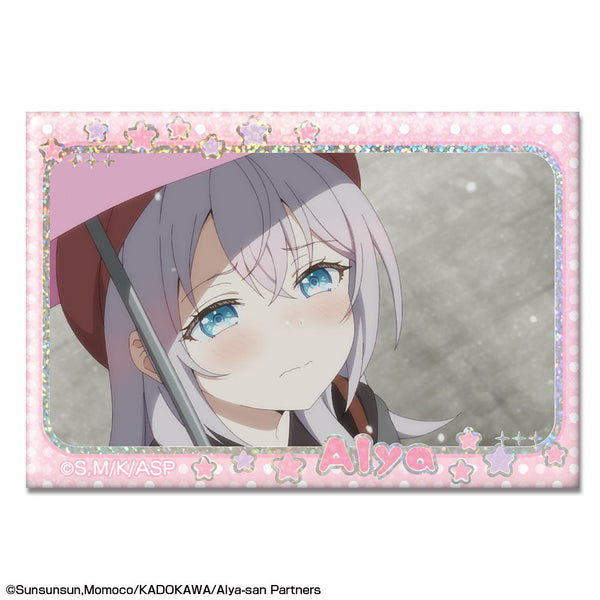 『時々ボソッとロシア語でデレる隣のアーリャさん』ホログラム缶バッジ デザイン09(アーリャ/I)【202506再販】