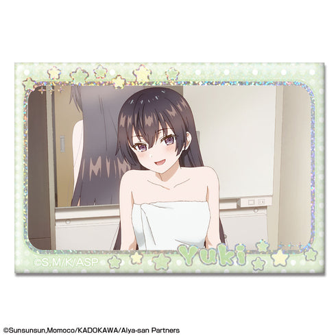 『時々ボソッとロシア語でデレる隣のアーリャさん』ホログラム缶バッジ デザイン15(有希/B)