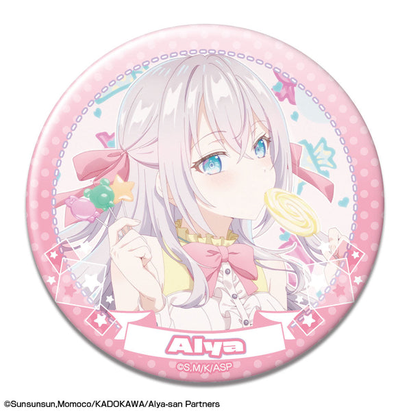 『時々ボソッとロシア語でデレる隣のアーリャさん』缶バッジ デザイン08(アーリャ/H)