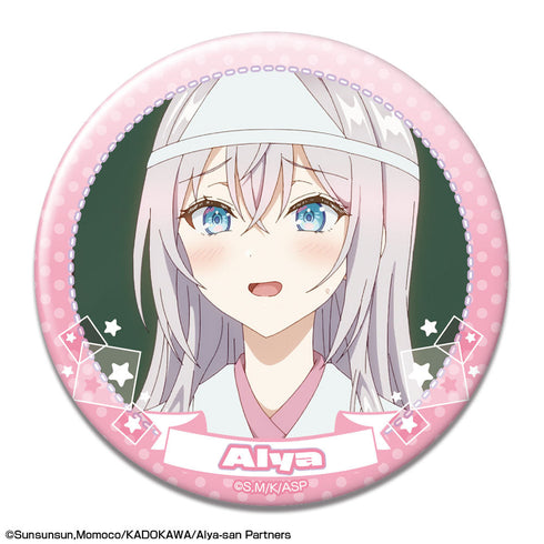 『時々ボソッとロシア語でデレる隣のアーリャさん』缶バッジ デザイン09(アーリャ/I)【202506再販】