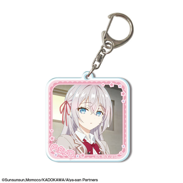 『時々ボソッとロシア語でデレる隣のアーリャさん』アクリルキーホルダー デザイン08(アーリャ/H)【202509再販】