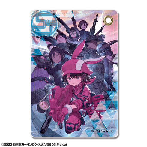 『ソードアート・オンライン オルタナティブ ガンゲイル・オンラインII』レザーパスケース デザイン04(キービジュアル)【202412再販】