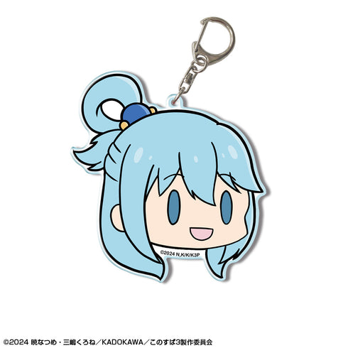 『この素晴らしい世界に祝福を!3』ビッグアクリルキーホルダー Ver.2 デザイン01(アクア)