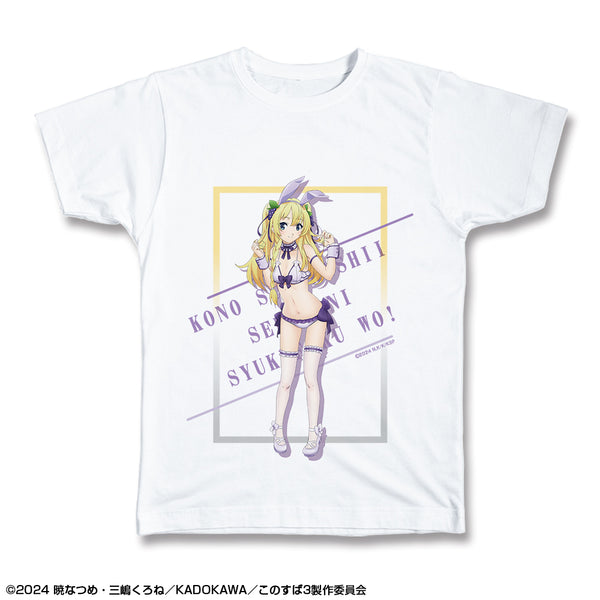 『この素晴らしい世界に祝福を!3』Tシャツ XLサイズ デザイン04(アイリス/バニー風水着ver.)【描き下ろし】【202608再販】