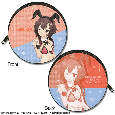 『この素晴らしい世界に祝福を!3』まるっとレザーケース デザイン02(めぐみん/バニー風水着ver.)【描き下ろし】【202608再販】