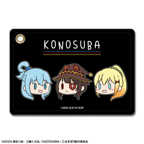 『この素晴らしい世界に祝福を!3』レザーパスケース Ver.2 (アクア/めぐみん/ダクネス)【202504再販】