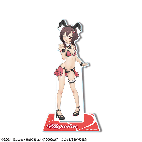 『この素晴らしい世界に祝福を!3』アクリルスタンド デザイン02(めぐみん/バニー風水着ver.)【描き下ろし】【202608再販】